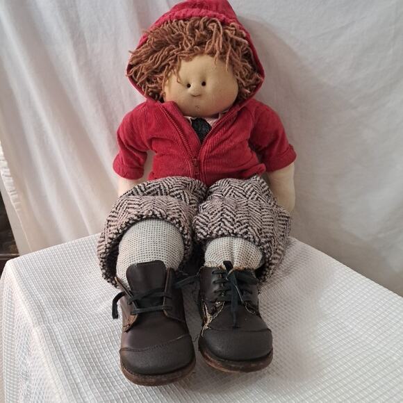 2000 Heritage Mint Sweet and Innocent Collection Cuddle Me Babies Boy Bibbs 21" - Picture 1 of 12